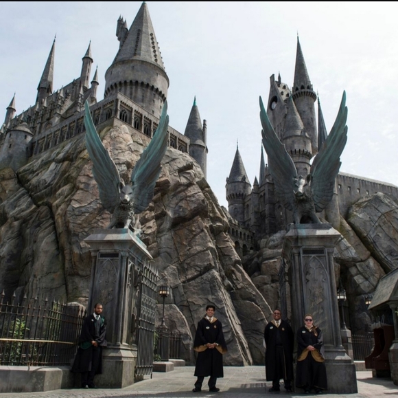 Universal Studios The Wizarding World Of Harry Potter Ravenclaw Striped Scarf NW - Picture 3 of 8